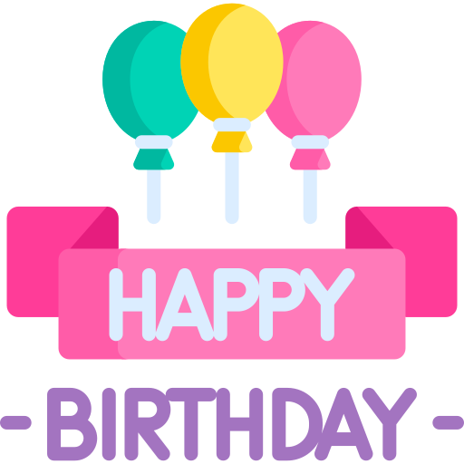 Birthday reminder notification illustration